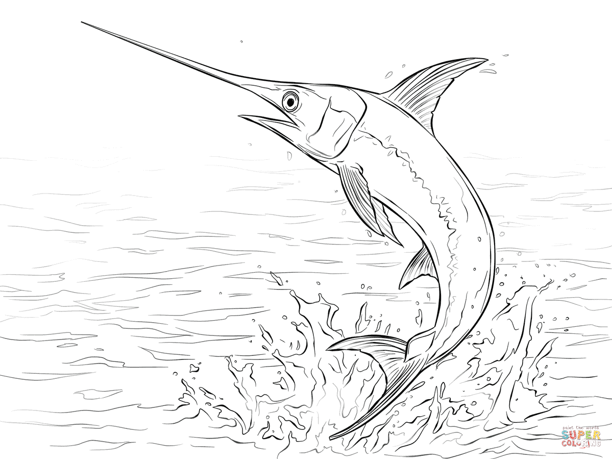 Dibujos de Peces espada para colorear - Páginas para imprimir y ... Dibujos de Peces espada para colorear - Páginas para imprimir y ...