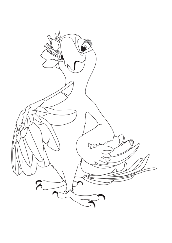 Dibujos de Pelicula Rio para colorear Dibujos de Pelicula Rio para colorear