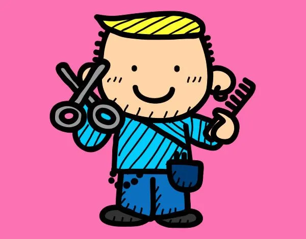 Dibujos de Peluqueros para Colorear - Dibujos.net Dibujos de Peluqueros para Colorear - Dibujos.net