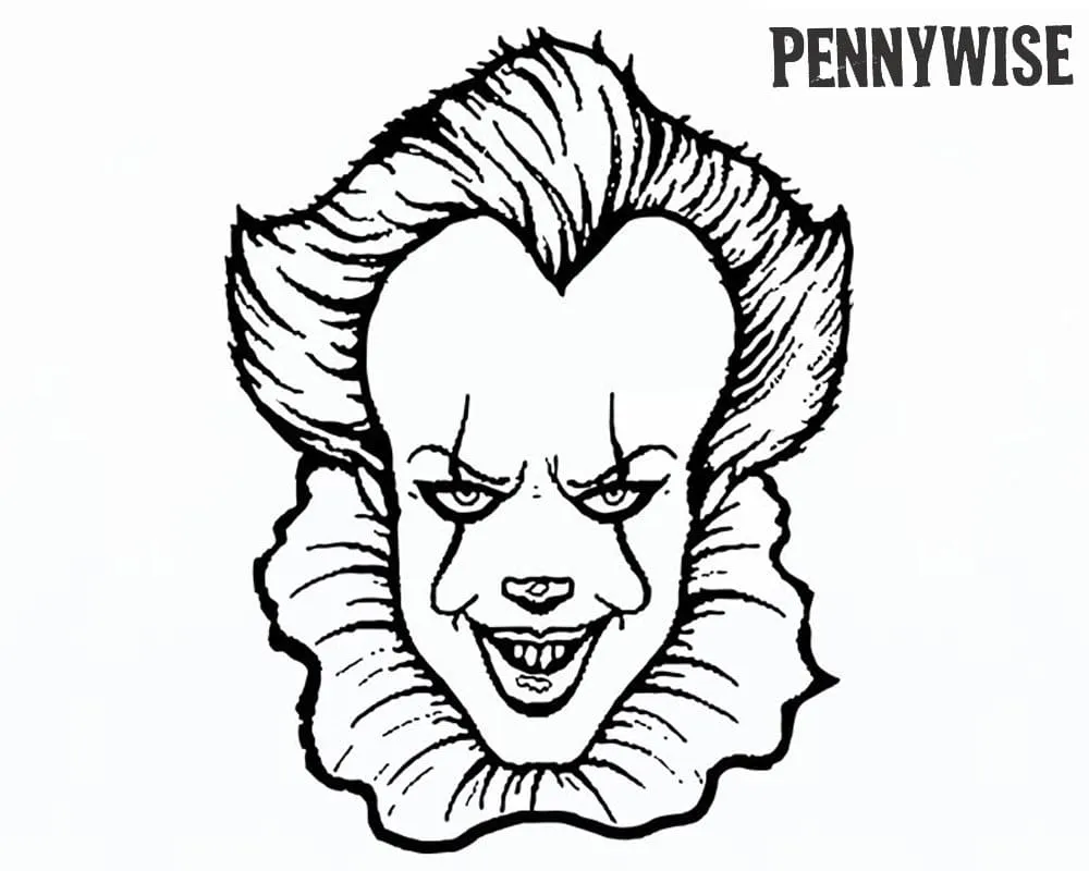 Dibujos de Pennywise para colorear - 100 Dibujos para colorear Dibujos de Pennywise para colorear - 100 Dibujos para colorear