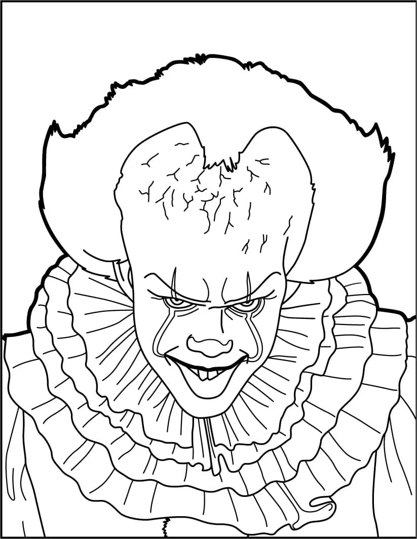 Dibujos de Pennywise para colorear - 100 Dibujos para colorear