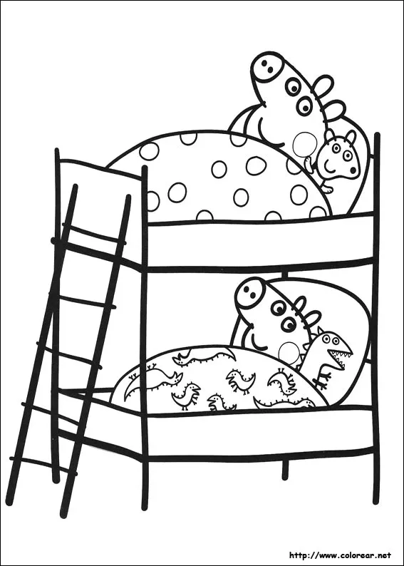 Dibujos de Peppa Pig para colorear en Colorear.net Dibujos de Peppa Pig para colorear en Colorear.net