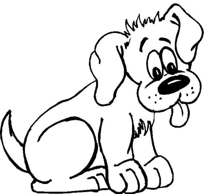 Dibujos de perros y gatos para pintar | Colorear imágenes