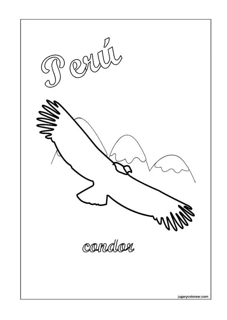 Dibujos Peru para colorear -Manualidades Infantiles Dibujos Peru para colorear -Manualidades Infantiles