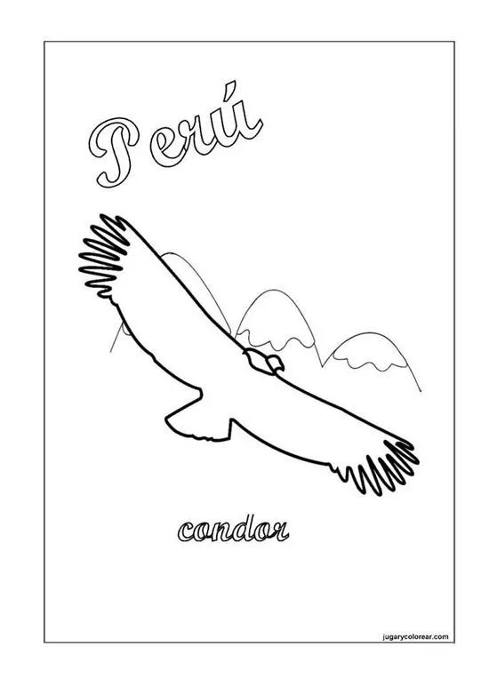 Dibujos Peru para colorear -Manualidades Infantiles | Condor dibujo, Dibujos, Manualidades Dibujos Peru para colorear -Manualidades Infantiles | Condor dibujo, Dibujos, Manualidades