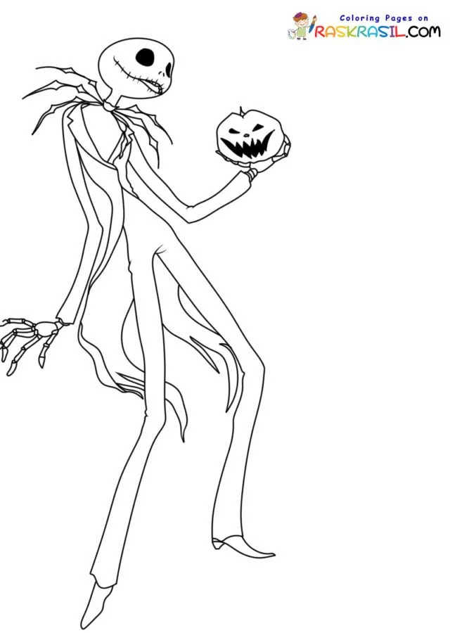 Dibujos de Pesadilla antes de Navidad para Colorear y imprimir Dibujos de Pesadilla antes de Navidad para Colorear y imprimir