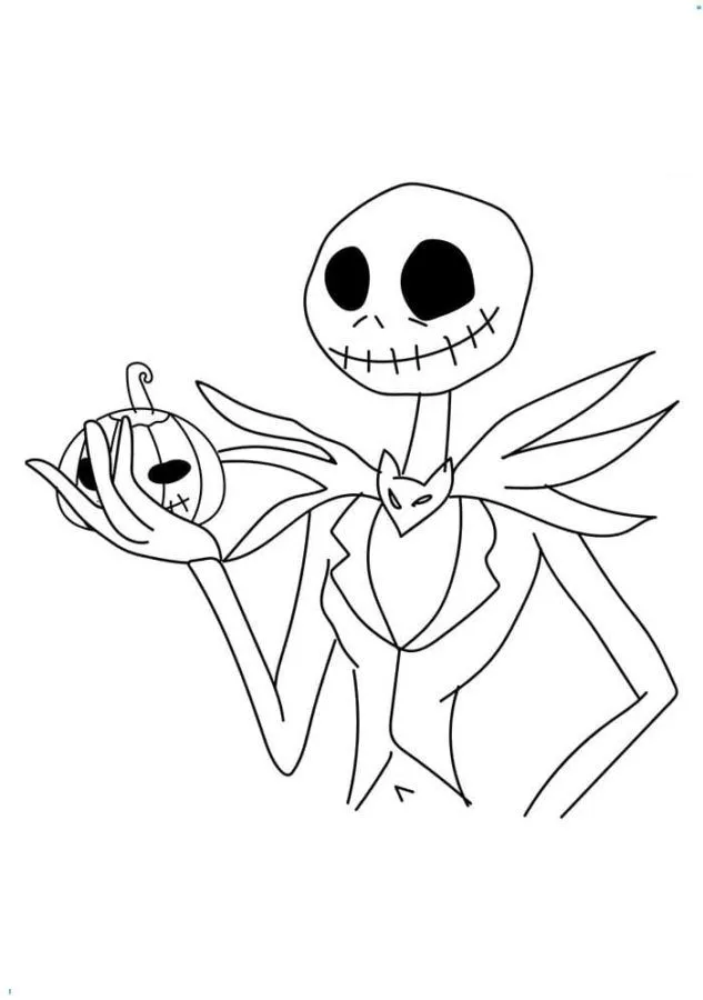 Dibujos de Pesadilla antes de Navidad para Colorear y imprimir Dibujos de Pesadilla antes de Navidad para Colorear y imprimir