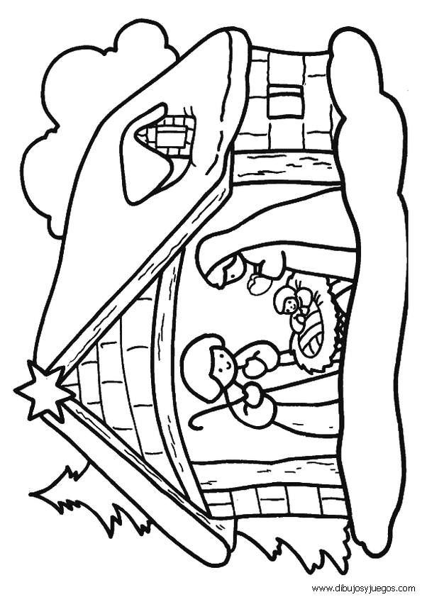 dibujos-pesebre-navidad-008 | Dibujos y juegos, para pintar y colorear dibujos-pesebre-navidad-008 | Dibujos y juegos, para pintar y colorear