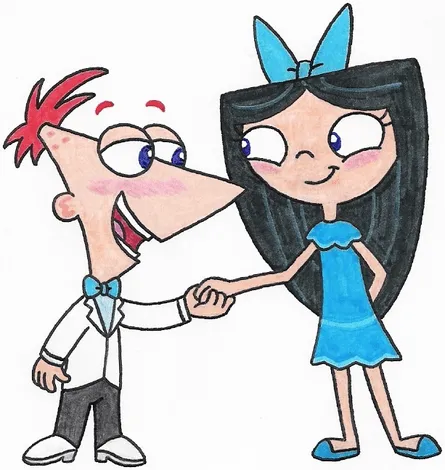 Dibujo de isabela de phineas y ferb para colorear - Imagui