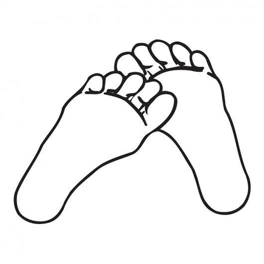 Dibujos de huellas de pies para imprimir - Imagui Dibujos de huellas de pies para imprimir - Imagui