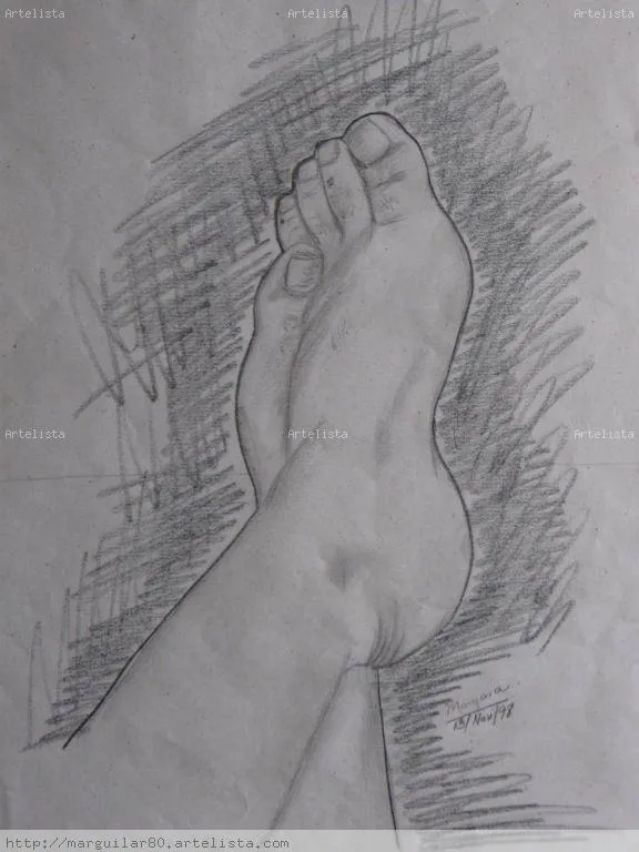 Dibujos de pies descalzos - Imagui