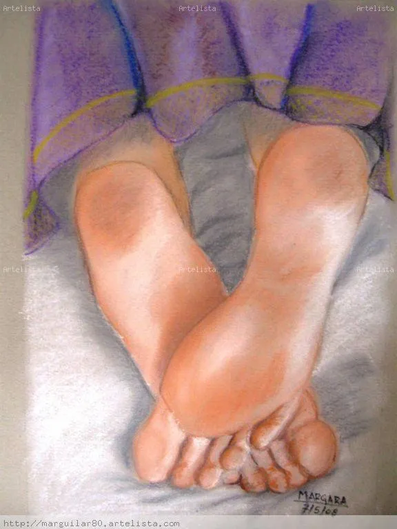 Dibujos de pies descalzos - Imagui