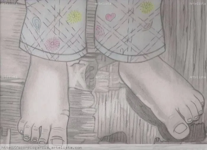 Dibujos de pies descalzos - Imagui