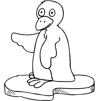 Dibujos de pingüinos para colorear online. Dibujos de animales ...