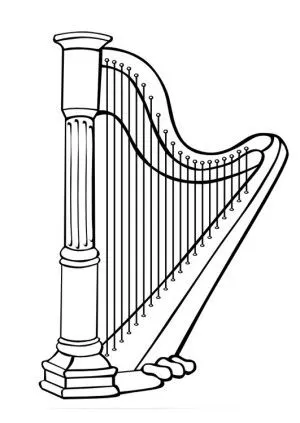 Instrumentos musicales para colorear