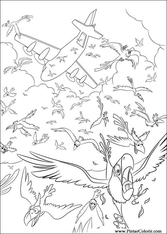 Dibujos para pintar & River Color - Diseño de impresión 029 Dibujos para pintar & River Color - Diseño de impresión 029