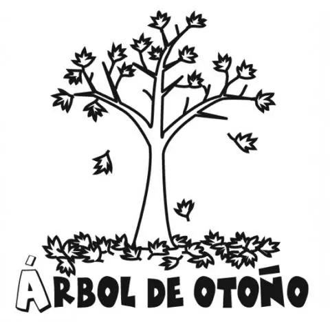 Dibujos para pintar de arboles secos - Imagui