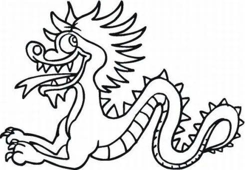 Dragones chinos para colorear e imprimir - Imagui Dragones chinos para colorear e imprimir - Imagui