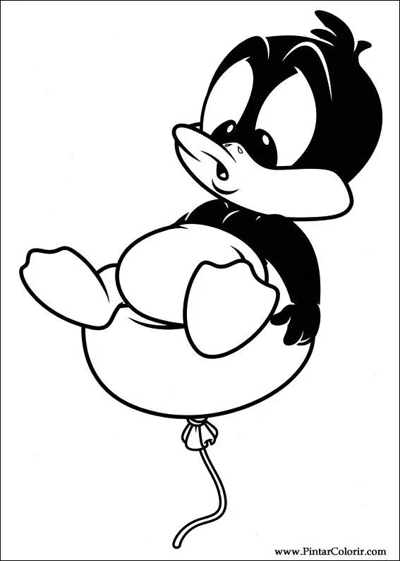 Dibujos para pintar y Color Baby Looney Tunes - Diseño de ...