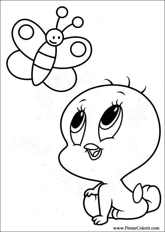 Dibujos para pintar y Color Baby Looney Tunes - Diseño de ... Dibujos para pintar y Color Baby Looney Tunes - Diseño de ...