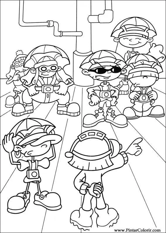 Dibujos para pintar y Color Los Chicos del Barrio - Diseño de ... Dibujos para pintar y Color Los Chicos del Barrio - Diseño de ...