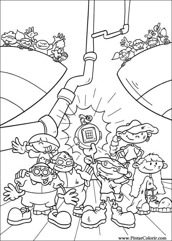 Dibujos para pintar y Color Los Chicos del Barrio - Diseño de ... Dibujos para pintar y Color Los Chicos del Barrio - Diseño de ...