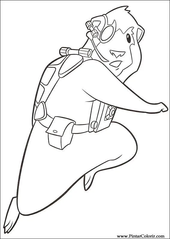 Dibujos para pintar y Color Fuerza G - Diseño de impresión 002 Dibujos para pintar y Color Fuerza G - Diseño de impresión 002