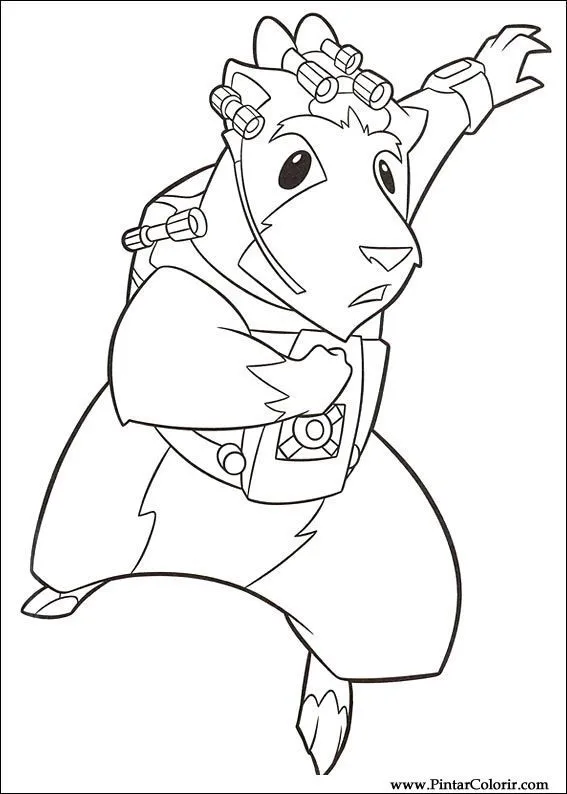 Dibujos para pintar y Color Fuerza G - Diseño de impresión 001 Dibujos para pintar y Color Fuerza G - Diseño de impresión 001