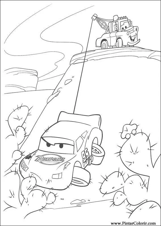 Dibujos para pintar y Color Rayo Mcqueen - Diseño de impresión 068 Dibujos para pintar y Color Rayo Mcqueen - Diseño de impresión 068