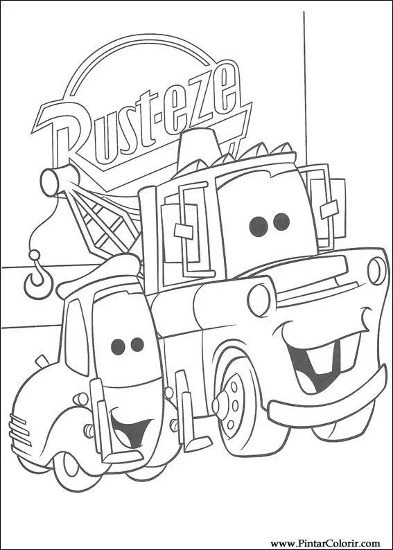 Dibujos para pintar y Color Rayo Mcqueen - Diseño de impresión 099 Dibujos para pintar y Color Rayo Mcqueen - Diseño de impresión 099