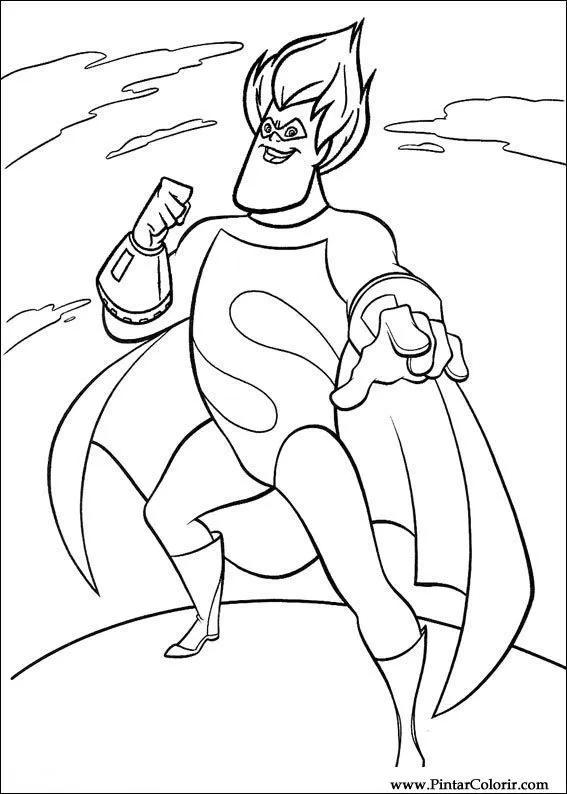 Dibujos para pintar y Color de Super Heroes - Diseño de impresión 046 Dibujos para pintar y Color de Super Heroes - Diseño de impresión 046