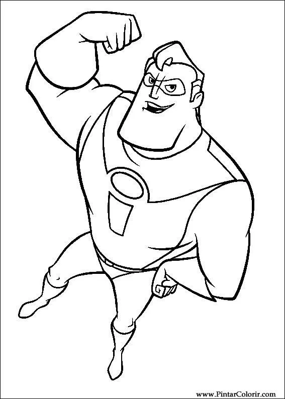 Dibujos para pintar y Color de Super Heroes - Diseño de impresión 001 Dibujos para pintar y Color de Super Heroes - Diseño de impresión 001