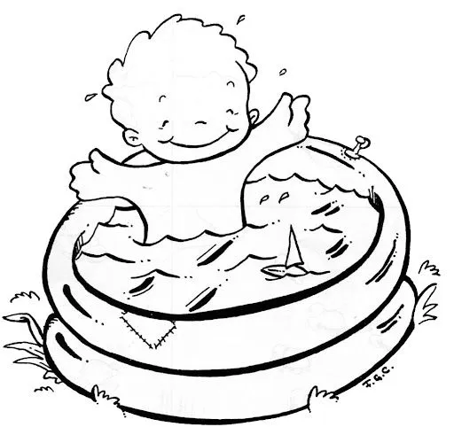 DIBUJOS PARA PINTAR Y COLOREAR DEL VERANO
