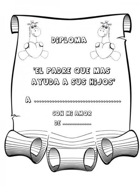 Diplomas para niños de cocina - Imagui