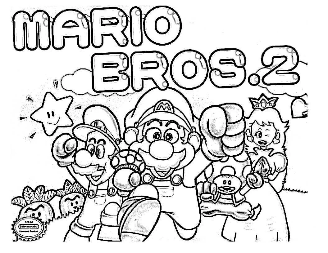 dibujos para pintar de mario bros | Super mario coloring pages, Mario coloring pages, Coloring books
