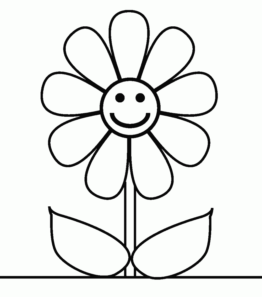 Dibujos de flores para niños - Dibujos para colorear - IMAGIXS Dibujos de flores para niños - Dibujos para colorear - IMAGIXS