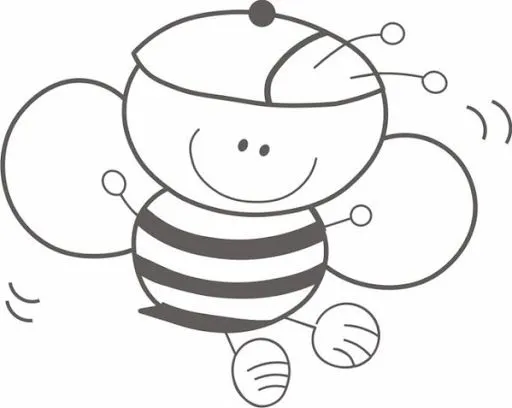 FICHAS DE ABEJAS PARA PINTAR | FICHAS PARA PINTAR | DIBUJOS PARA ...