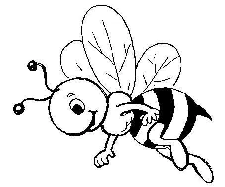 DIBUJOS DE ABEJAS PARA COLOREAR | Dibujos para colorear