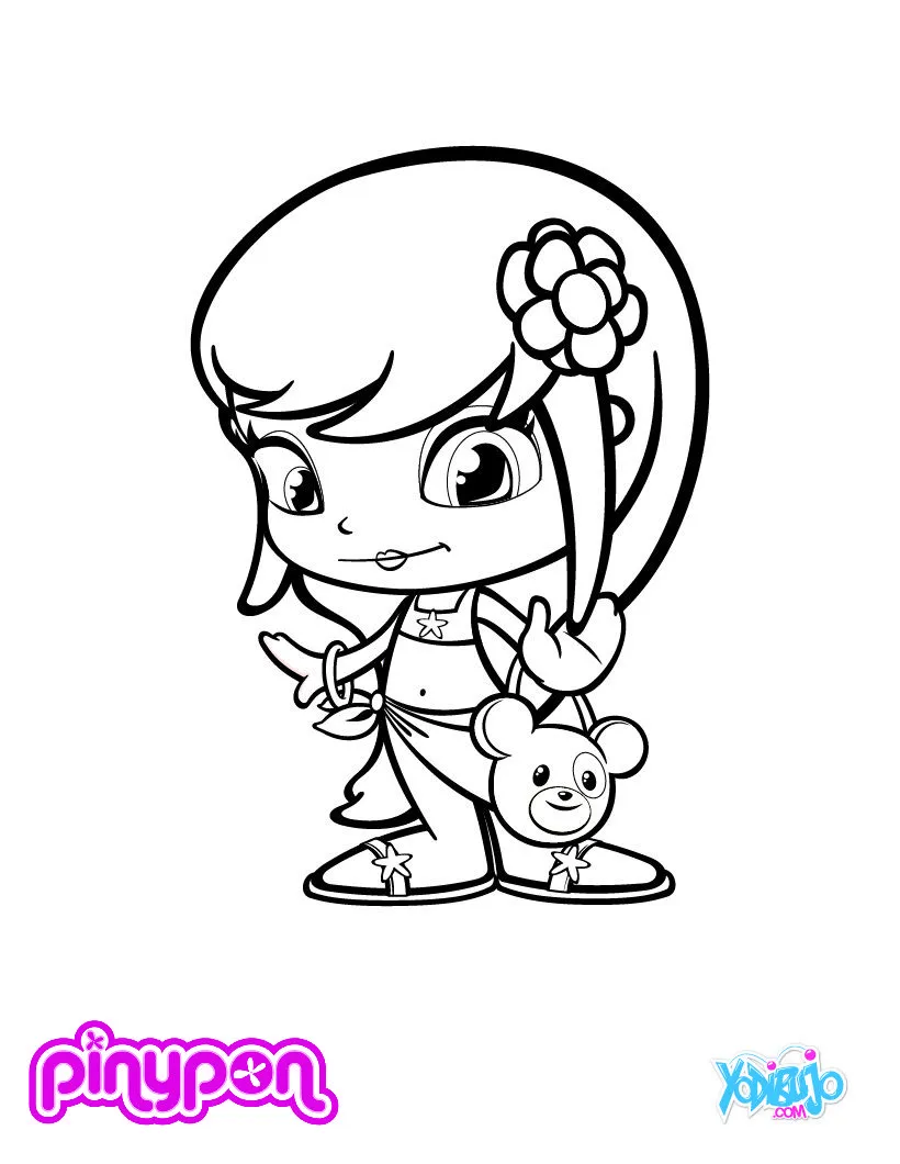 Dibujos de PINYPON para colorear, Muñecas PINYPON para imprimir Dibujos de PINYPON para colorear, Muñecas PINYPON para imprimir