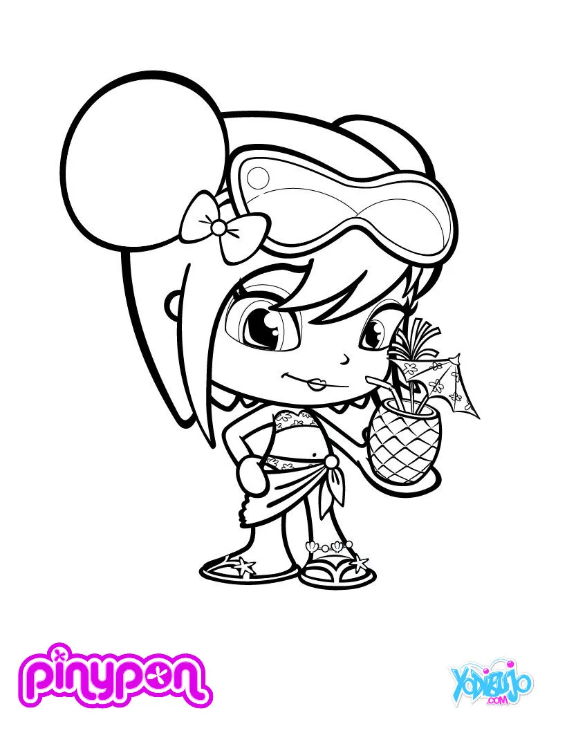 Dibujos de PINYPON para colorear, PINYPON de Famosa para imprimir Dibujos de PINYPON para colorear, PINYPON de Famosa para imprimir