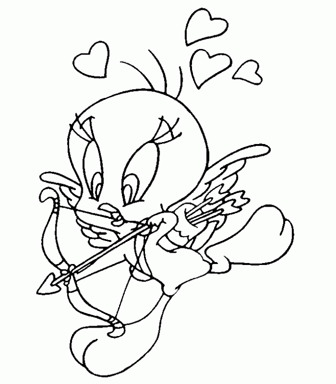 Imagenes de piolin de amor para colorear - Imagui