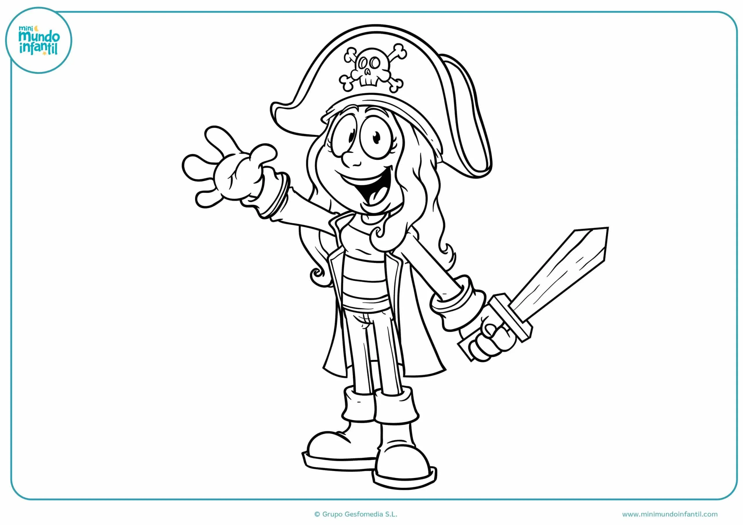 ⭐ Dibujos de Piratas para Colorear ¡Al Abordaje! ⭐ Dibujos de Piratas para Colorear ¡Al Abordaje!