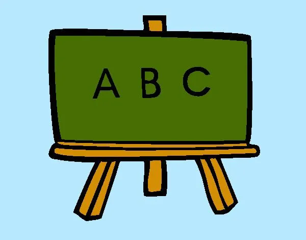 Dibujos de Pizarras para Colorear - Dibujos.net Dibujos de Pizarras para Colorear - Dibujos.net