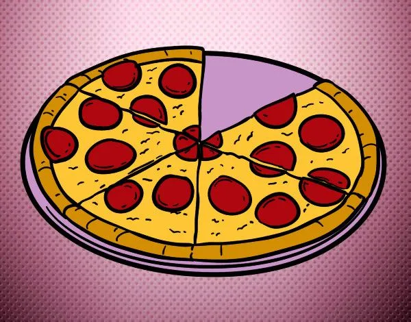 Dibujos de Pizzas para Colorear - Dibujos.net Dibujos de Pizzas para Colorear - Dibujos.net