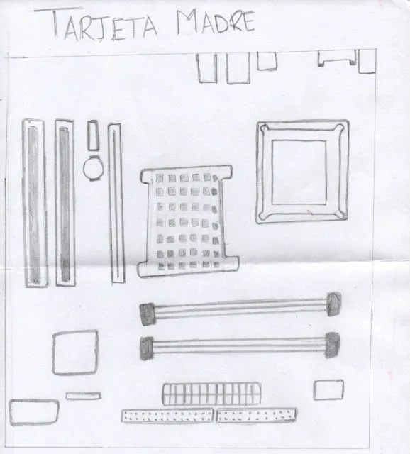 DIBUJOS PLACA MADRE ~ SOPORTE TECNICO PRESENCIAL