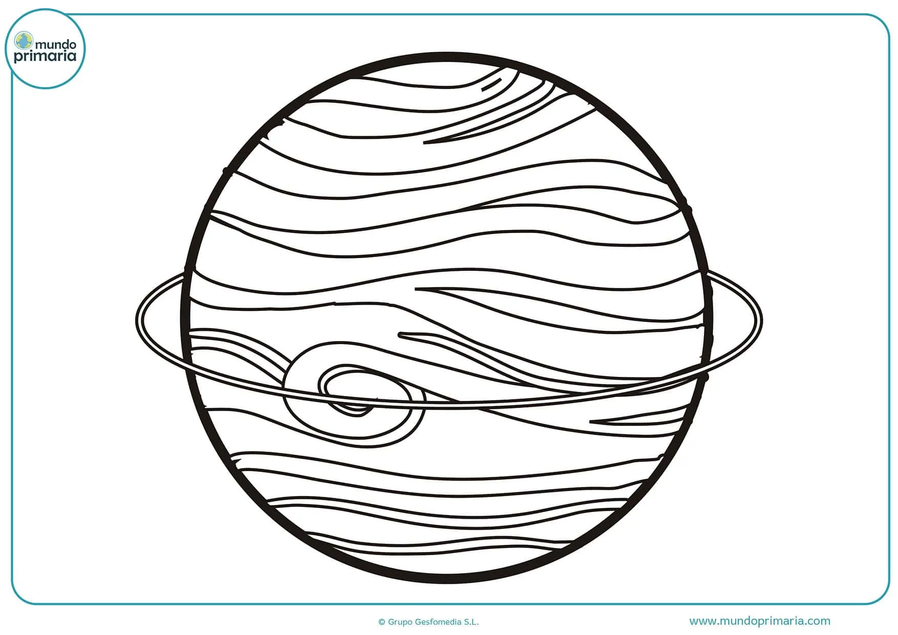 Dibujos de planetas para colorear - Mundo Primaria Dibujos de planetas para colorear - Mundo Primaria