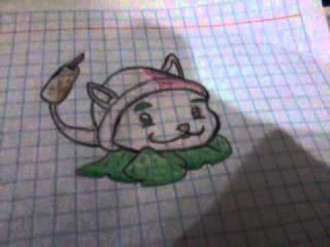 Dibujos plantas vs zombies carnivora - Imagui