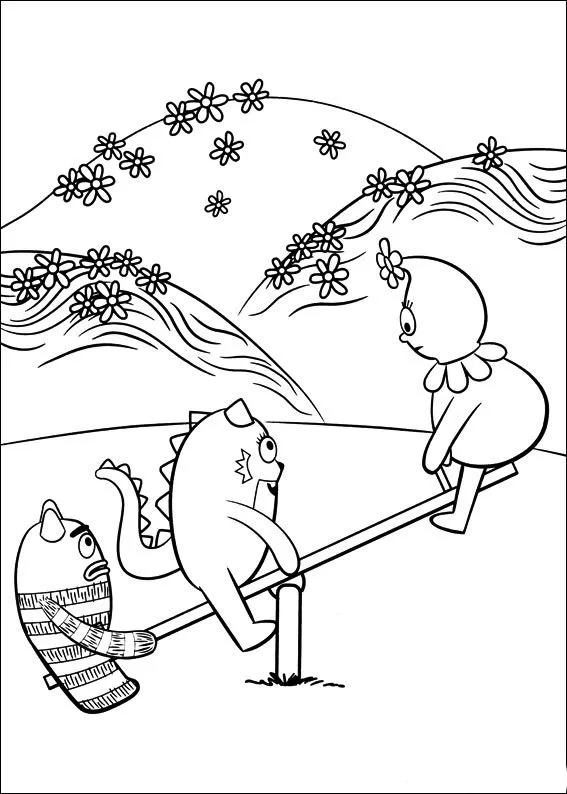 Dibujos y Plantillas para imprimir: Dibujos para pintar YO GABBA ...