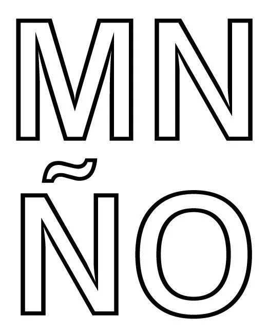 Dibujos y Plantillas para imprimir: Abecedario letras para imprimir 01 Dibujos y Plantillas para imprimir: Abecedario letras para imprimir 01