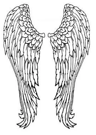 Alas de angel para pintar - Imagui
